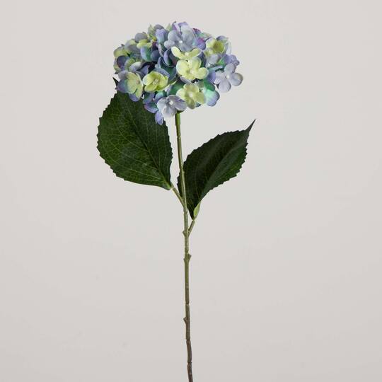 20" Blue Hydrangea Flower Stems, 3ct.